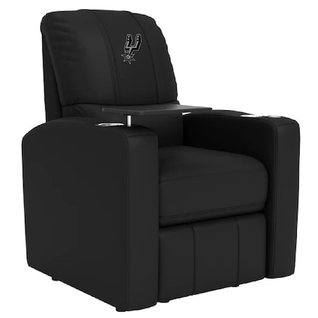 Dreamseat Stealth Power Plus Recliner with San Antonio Spurs Primary Logo XZ520823901CDSMHTUSBBLK-PSNBA32051
